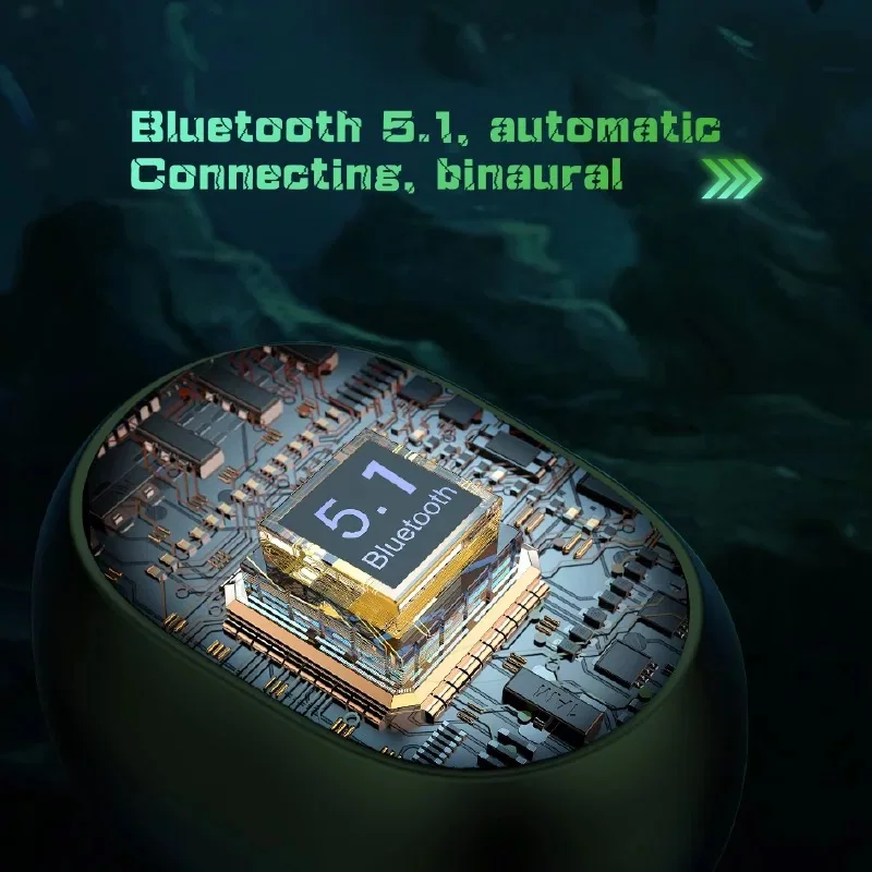 Auriculares inalámbricos G7S con Bluetooth 5,1, dispositivos deportivos con micrófono y pantalla de alimentación
