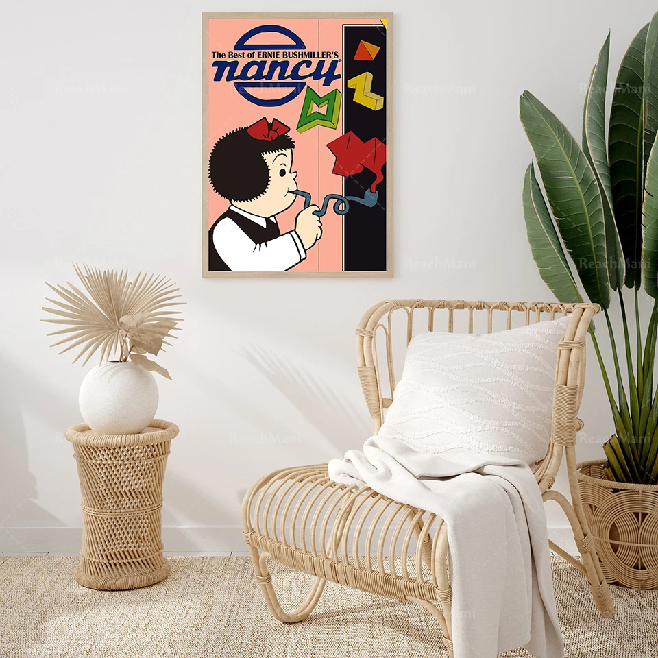 إرني بوشميلر نانسي-ملصق كوميدي-ملصق الشريط الهزلي الأمريكي-الفن المعاصر-نانسي