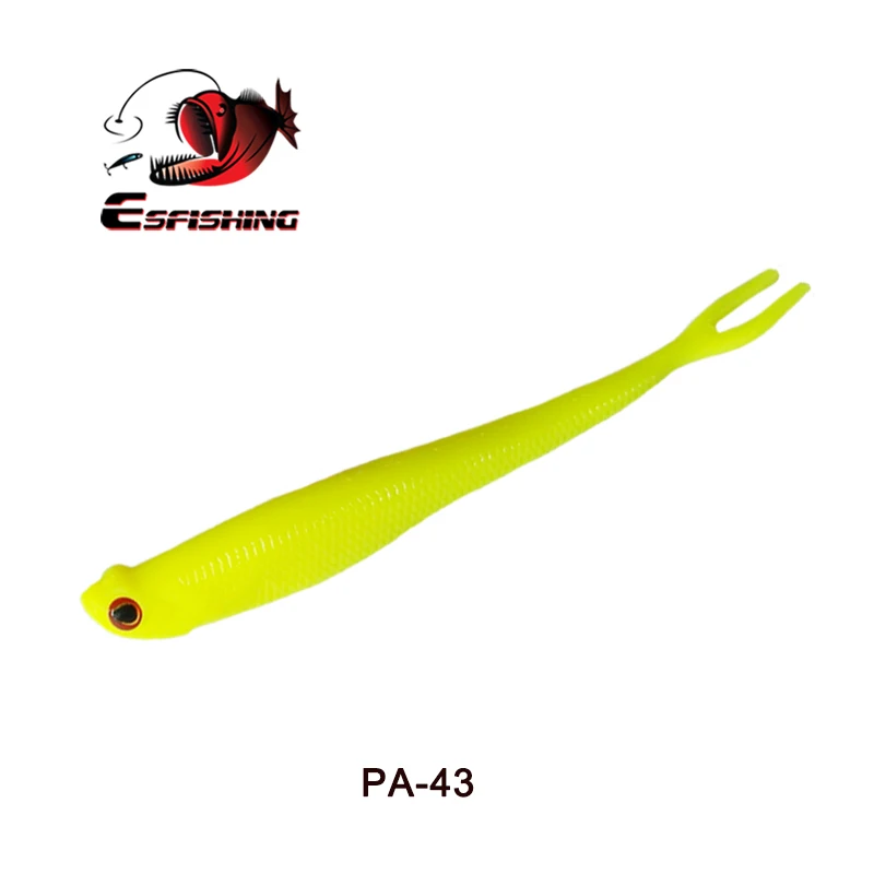 ESFISHING Weiche Angelköder Real Shad 130mm Pesca Köder Minnow Jigging Köder Isca Künstlicher Köder zum Angeln auf Hecht und Forelle