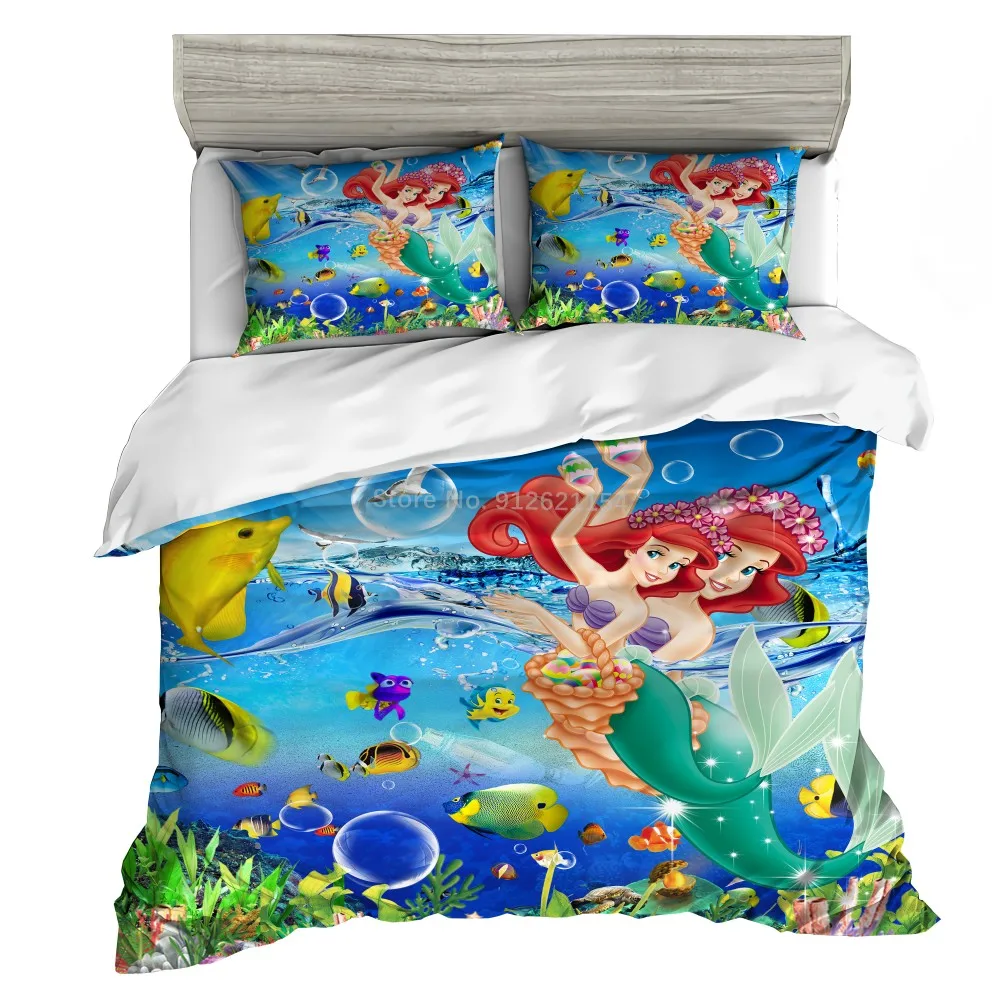 mermaid-ariel-princess-bedding-set-for-girls-bedroom-duvet-cover-set-snow-white-princess-for-teenages