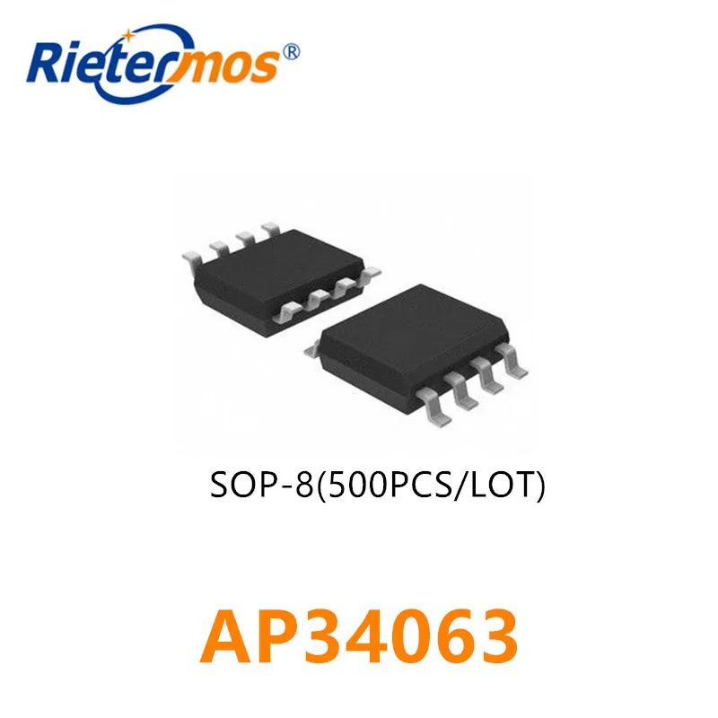 

500 шт. AP34063S8G-13 AP34063S8G AP34063S8 AP34063 SOP8 ORIGINAL