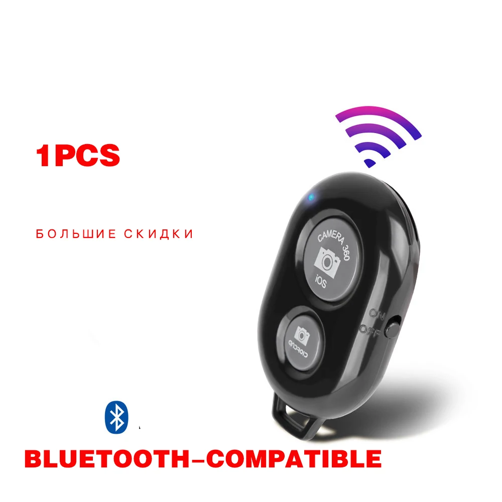 

1Pcs Bluetooth-compatible Remote Shutter Adapter Wireless Release Remote Selfie Accessory For Mobile Phone Control Photo Camera