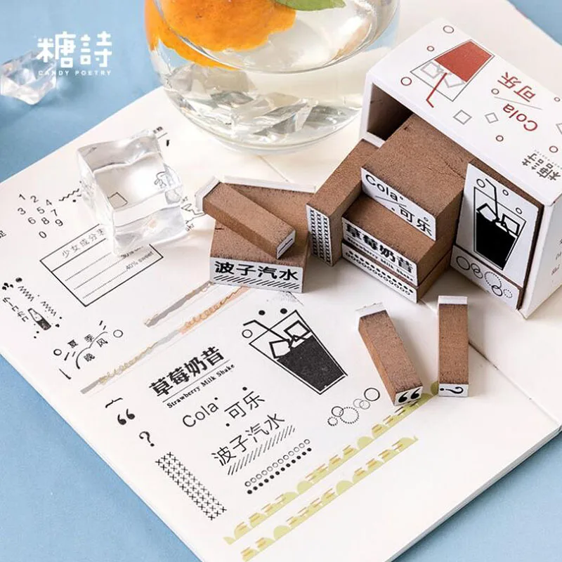 Podręcznik Life Series stempel z drewna DIY Craft drewniane i gumowe stemple dekoracje do scrapbookingu pamiętnik Scrapbooking standardowy znaczek