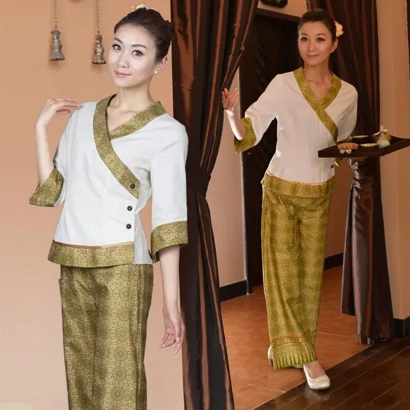 

Customized 2019 New Thai Hotel Club Beauty Salon Beauty Technician Work Suit