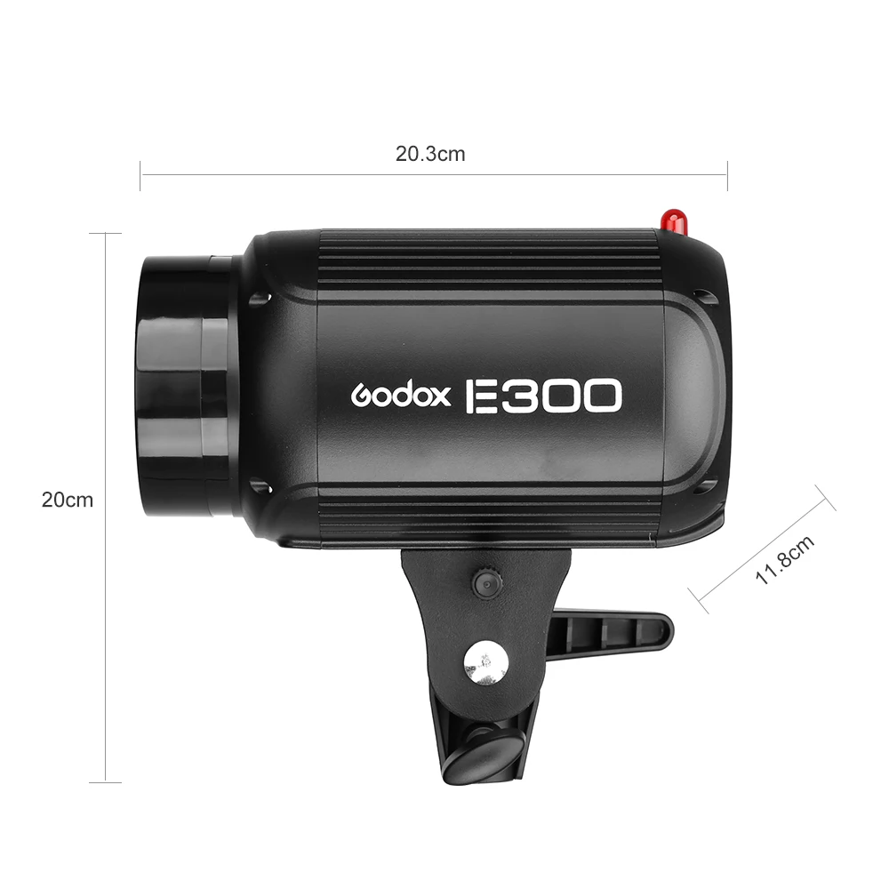 Godox E300 Photo Studio Strobe Photo Flash z bezprzewodowym sterowaniem 300W lampa studyjna port do robienia zdjęć małych produktów