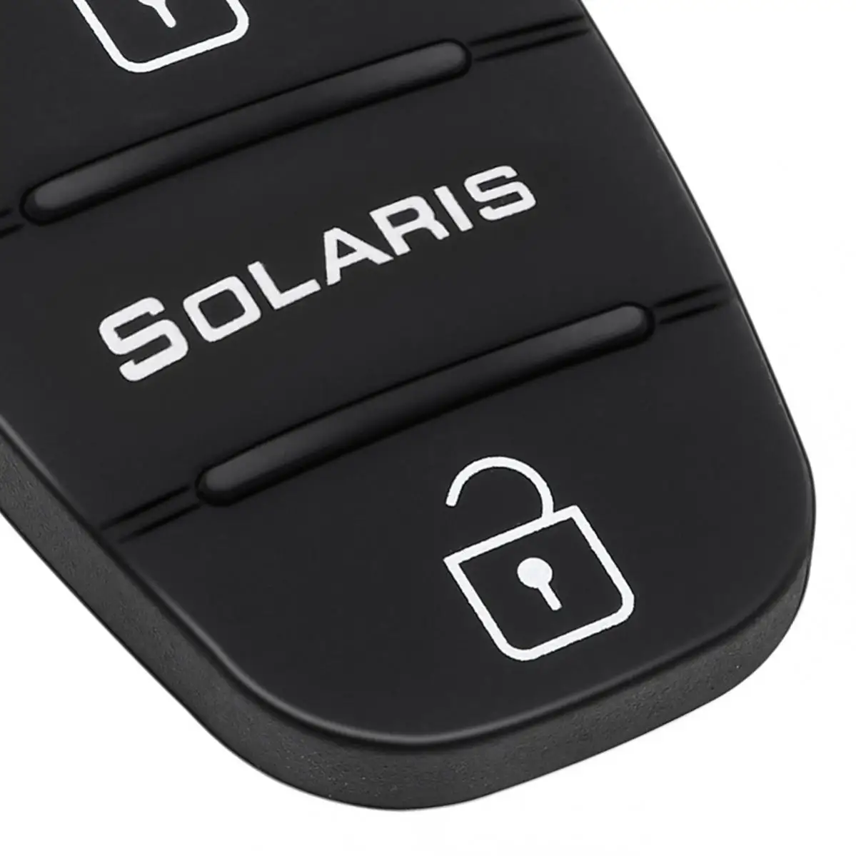 Reemplazo de almohadilla de goma de 3 botones, compatible con Hyundai Solaris Accent, Tucson Fit, Kia Rio Flip Remote Car Key