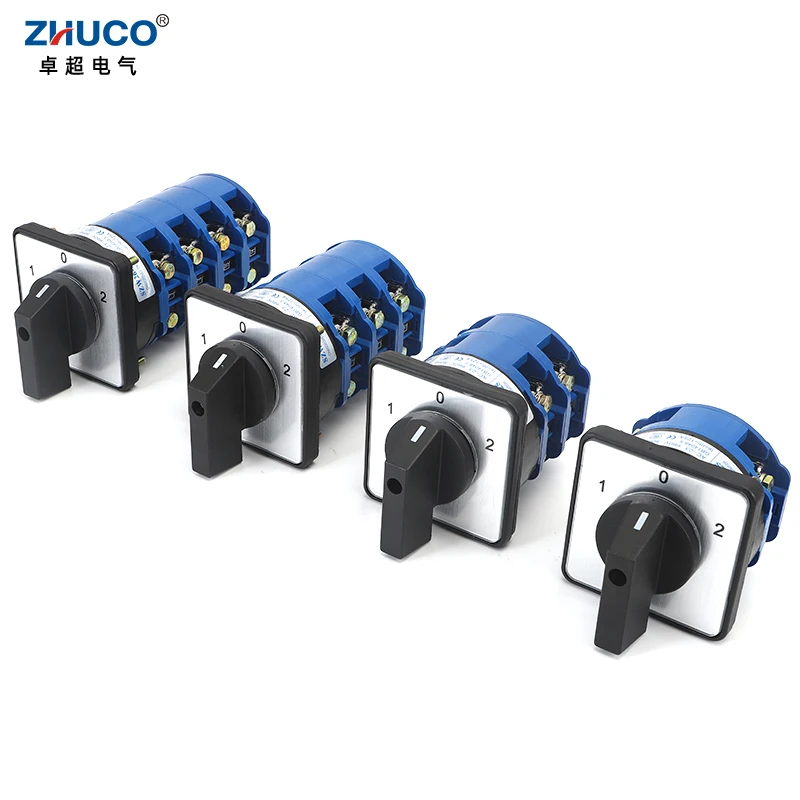 ZHUCO SZW26/LW26-125 125A  1 2 3 4 Phase 3 Position Cam Switch Generator Transfer Change over switch D101.1 D202.2 D303.3 D404.4