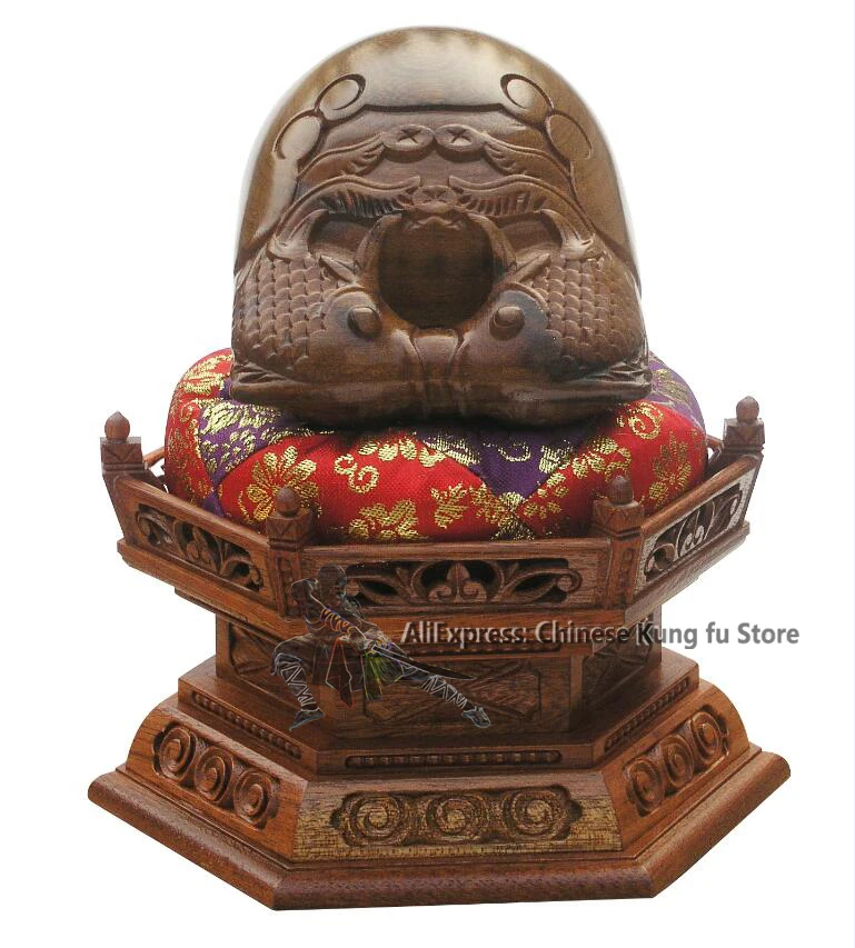 

3.5" Rosewood Muyu Wooden Fish Buddhist Monk Mokugyo Temple Block Drums