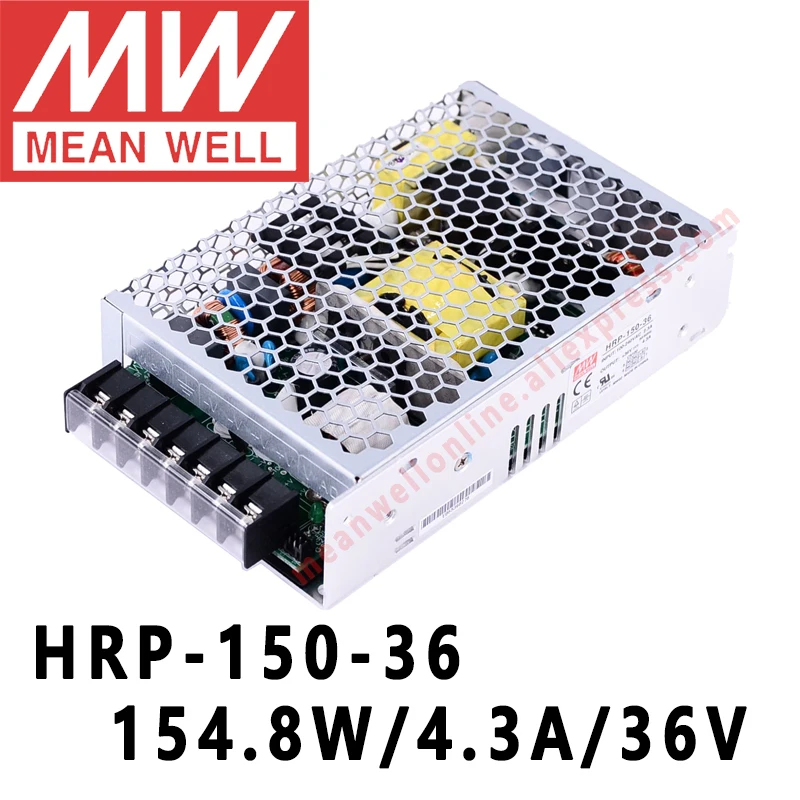 

Mean Well HRP-150-36 meanwell 36V/4.3A/154.8W DC Single Output with PFC Function Switching Power Supply online store