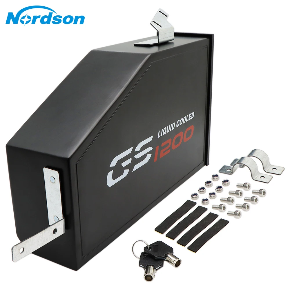 Nordson Aluminum Box Toolbox 5 Liters for Left Side Bracket For BMW R1250GS LC Adventure R1200 GS Tool Box 2013-2018 Decorative