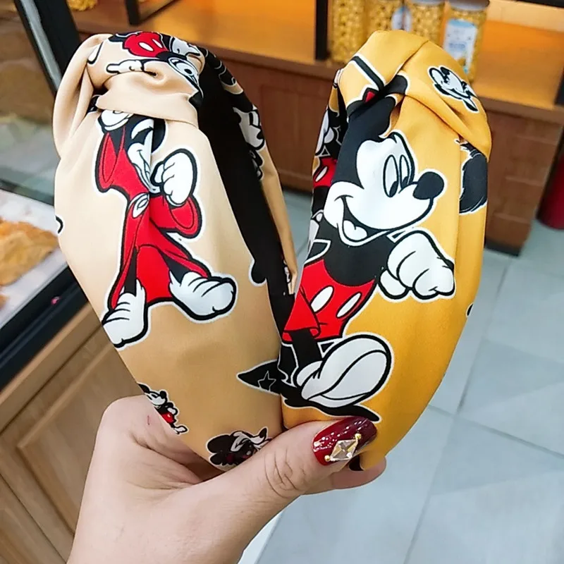 

Disney retro cartoon cute girl Minnie mouse Polka dot bow headband wild hairpin jewelry doll accessories