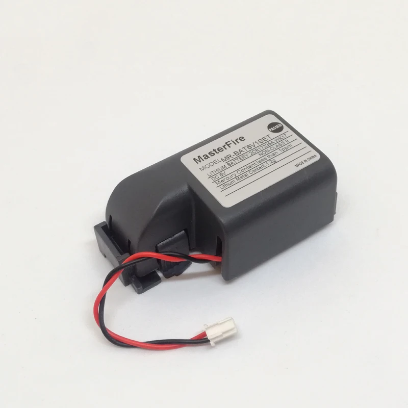 MasterFire New Original MR-BAT6V1SET MR-J4 6V PLC Battery 2CR17335A WK17 Batteries with Wire Leads For Mitsuishi