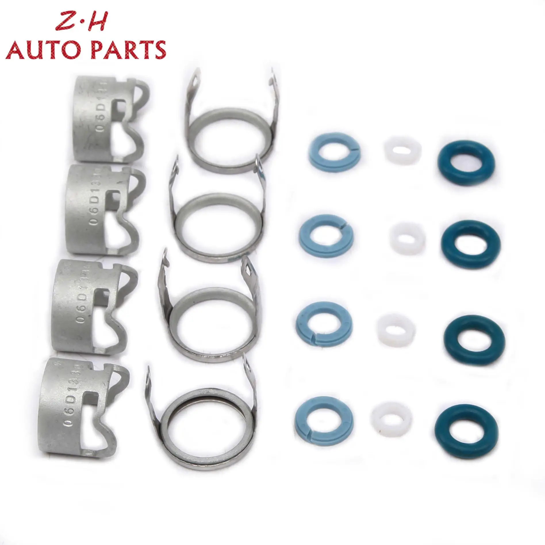 

06D 998 907 Fuel Injector Seal Kit For Audi A3 A4 A6 TT VW Passat Golf Eos Skoda Seat Exeo/ST Altea Fuel Injector Repair Kit