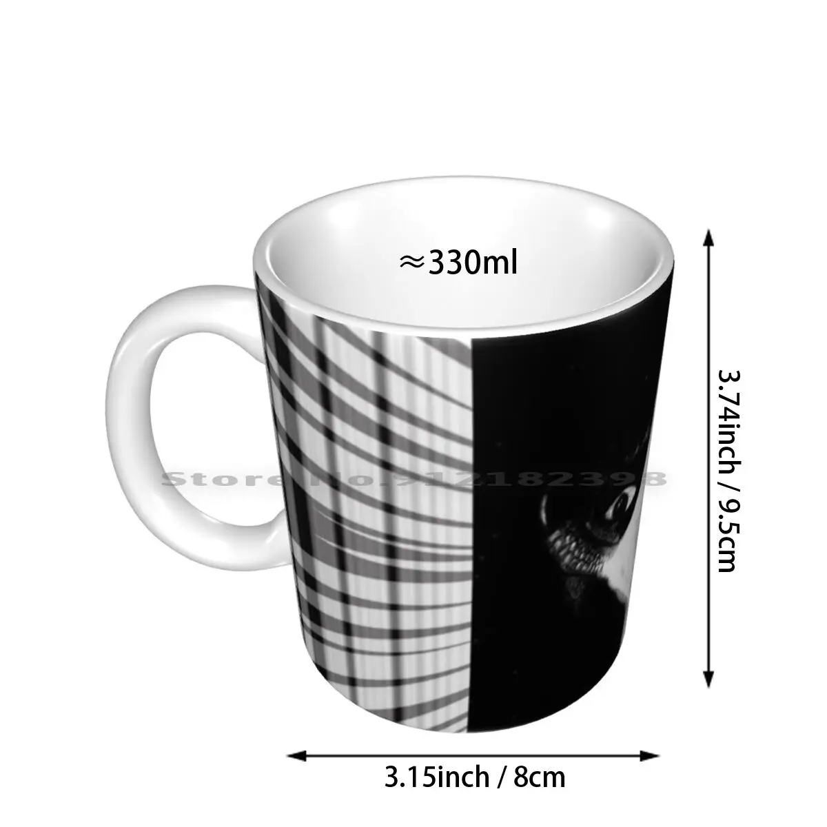 Parasyte Ceramic Mugs Coffee Cups Milk Tea Mug Parasyte Parasite Manga Comic Anime Cartoon Migi Shinichi Shin Ichi Right Hand