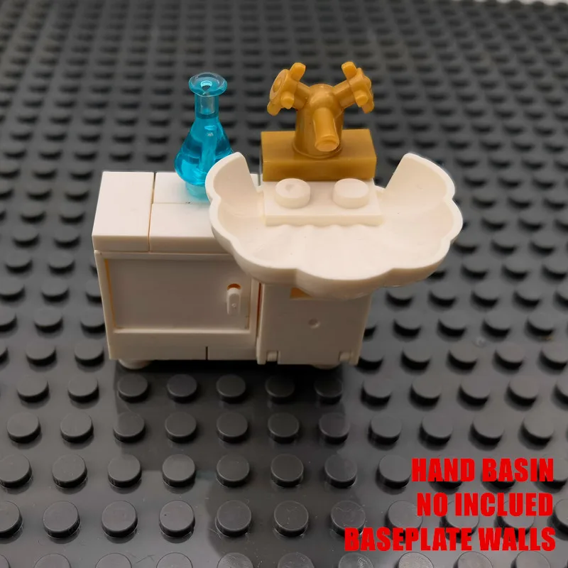 MOC Haus Möbel Bausteine Stadt Küche Zubehör DIY Spielzeug Bett Sofa Klavier Ziegel Teile Spielzeug für Kinder Jungen Geschenke