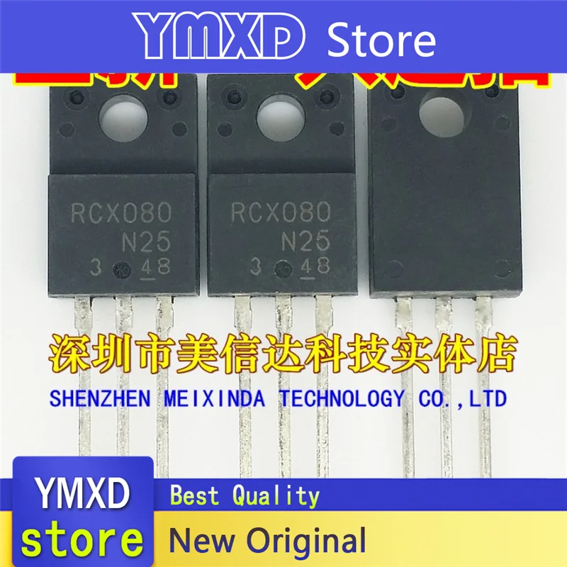 10 Cái/lốc Mới Ban Đầu 8A250V RCX080N25 Hiệu Ứng Trường Ống TO-220F Thẳng Đứng Còn Hàng