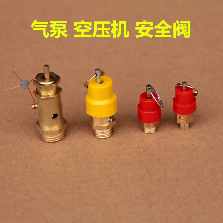 2 Points Safety Valve Unloading Valve Deflation Safety Valve 3 Points 4 Points All Metal Air Pump Air Compressor Accessories