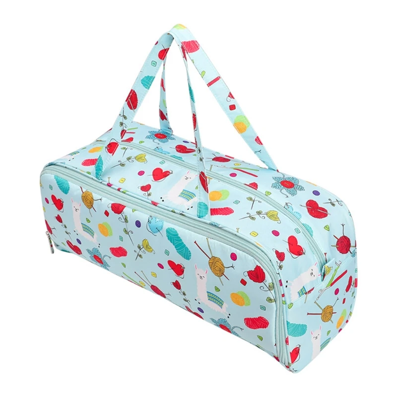 Fai da te borsa per maglieria filato organizzatore di stoccaggio casa giornaliera Tote Oragnizer cestino all'uncinetto per matassa ferri da maglia Dropshipping