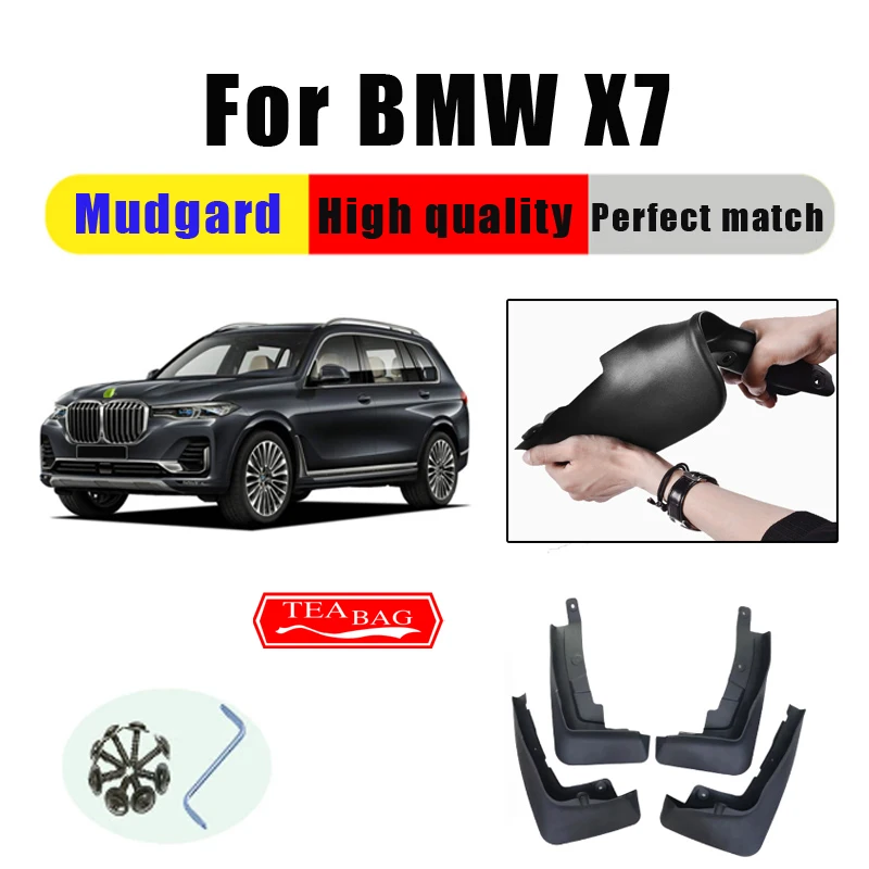 

Mud Flaps For BMW X7 G07 2019 2020 Mudguards Fenders Splash Guards Car Accessories Auto Styline 4 PCS