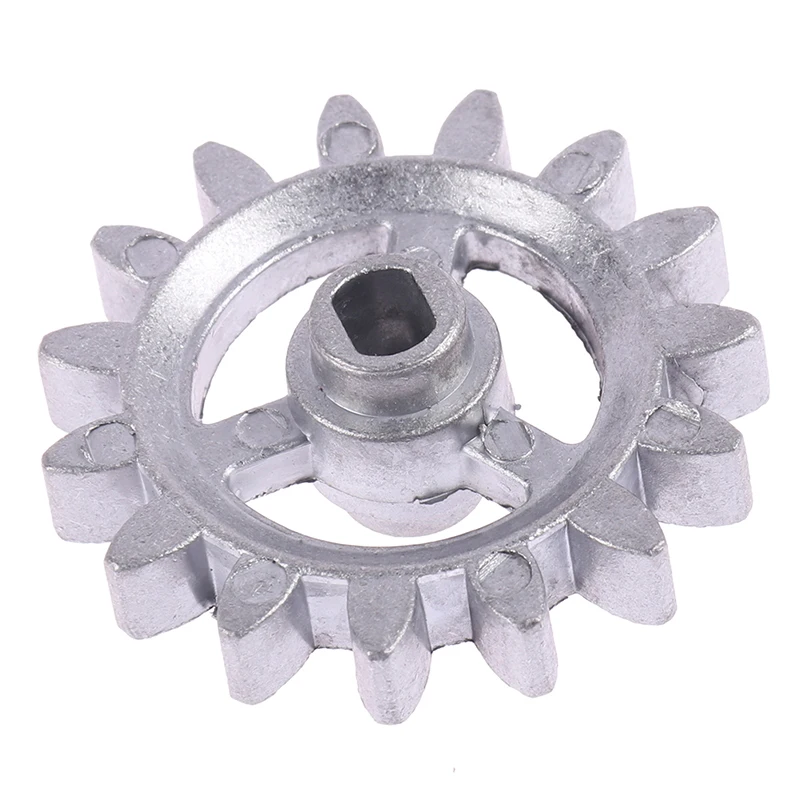 1X Durable DIY Part Automatic Revolving Useful Mini Replacement Heat Resistant Aluminum Barbecue Frame Gear Hardware Easy Instal