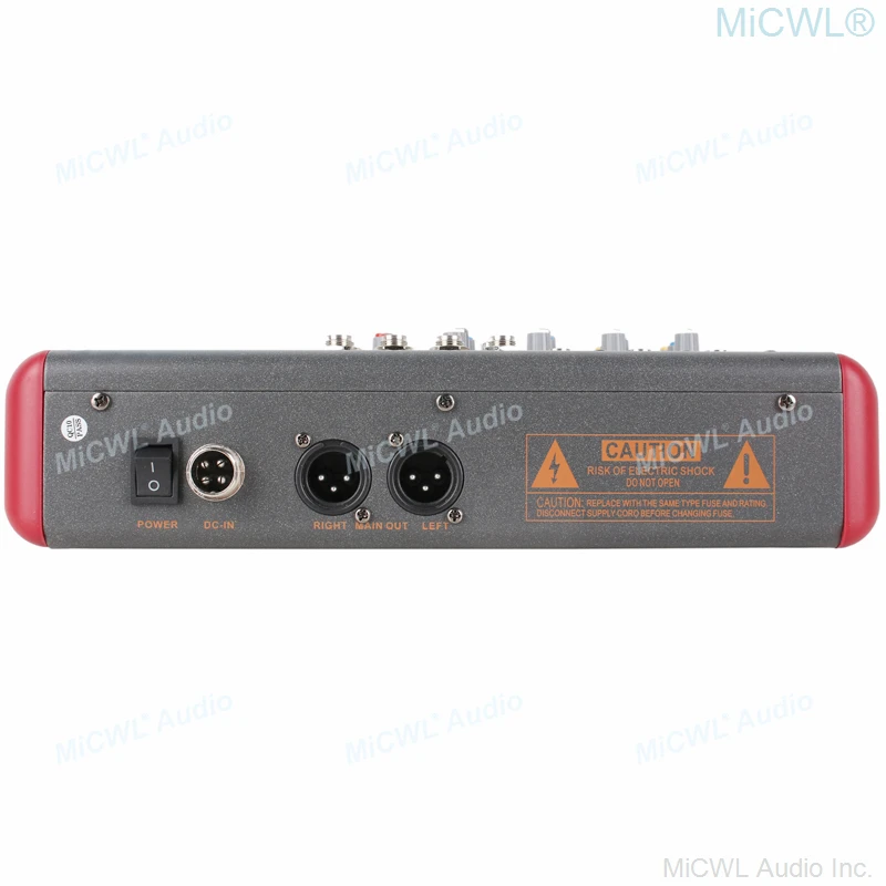 MICWL 9 Channel Live Audio Microphone Mixers Mixing Console De Mixage Consola Stereo Bluetooth XLR 48V Phantom Power Sound Card