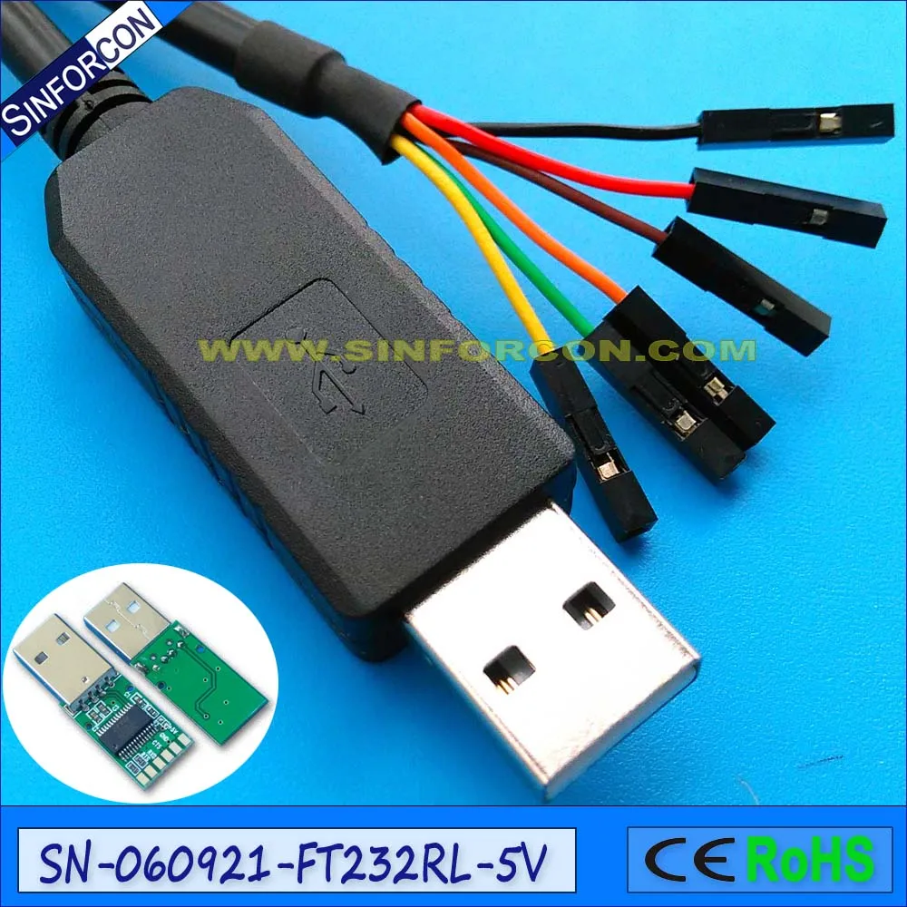 Development Board Debug Line คอนโซล Debug Line Ttl-232r-5v Ttl 232r 3v3