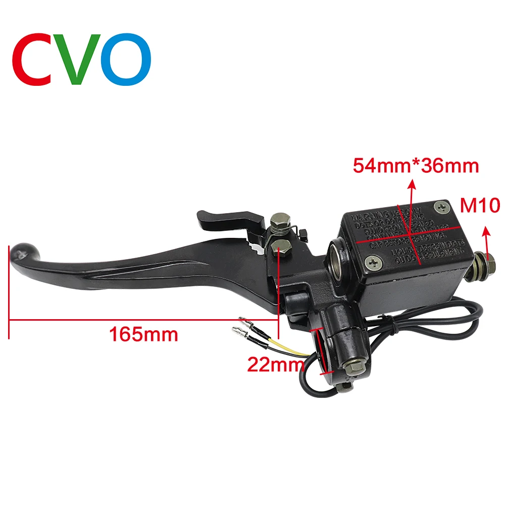 CVO Front Brake Lever Cylinder Hydraulic Pump Motorcycle Universal Scooter Clutch Dirty Bike Handle Accessories Four Mopes