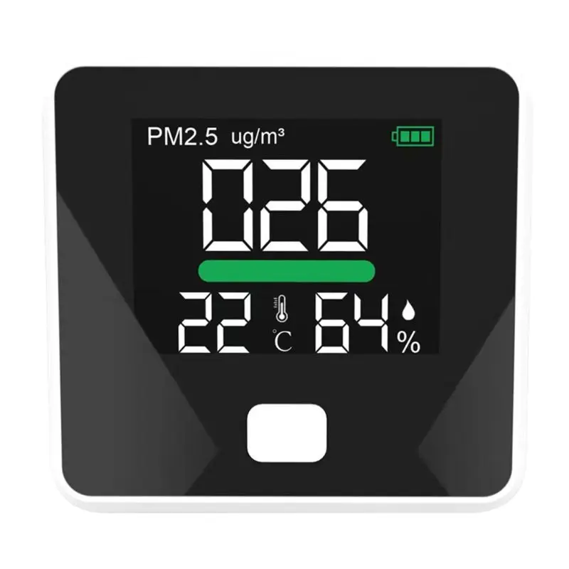 PM2.5 Air Quality Monitor Digital Gas Detector Air Temperature Humidity Analyzer Sensor PM 2.5 Analyzers Meter