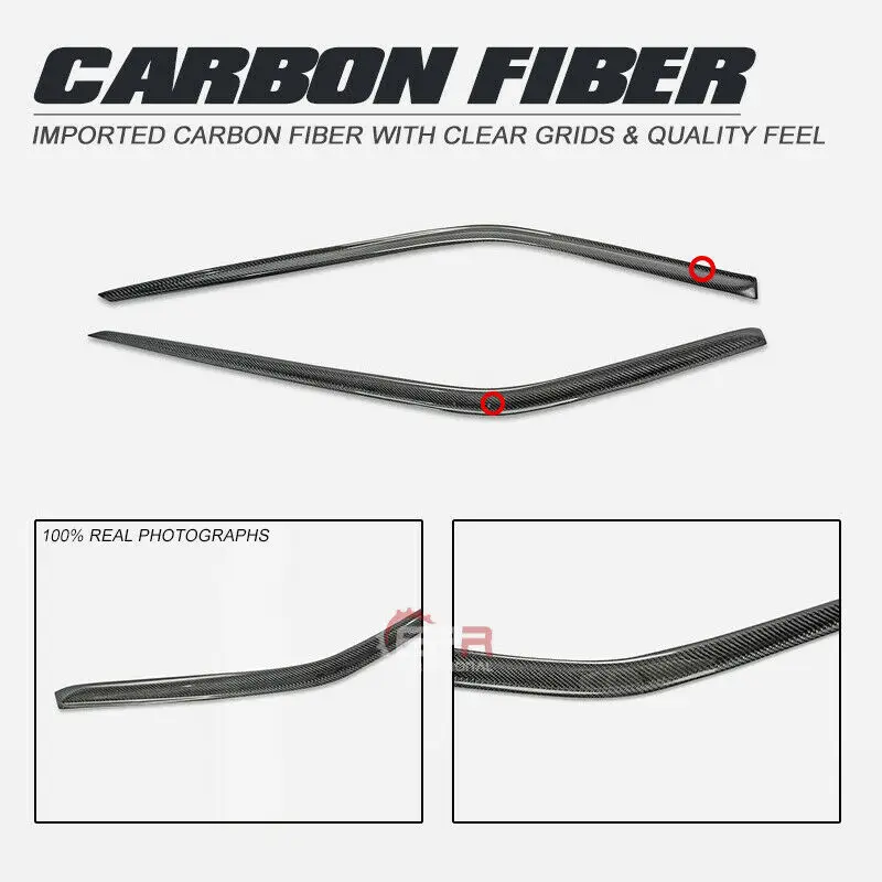 

For Nissan Skyline R32 GTR GTS Carbon Fiber Rain Window Deflector Visor Trim Bodykits