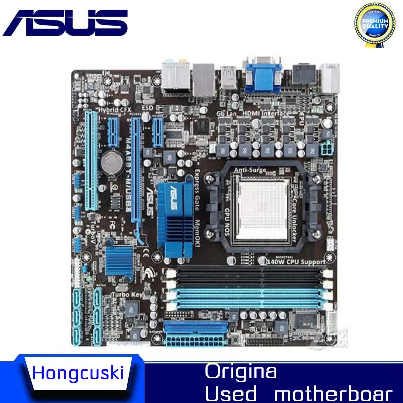 For Asus M4A88T-M/USB3 Desktop Motherboard 880 Socket Socket AM3 DDR3 Original Used Mainboard