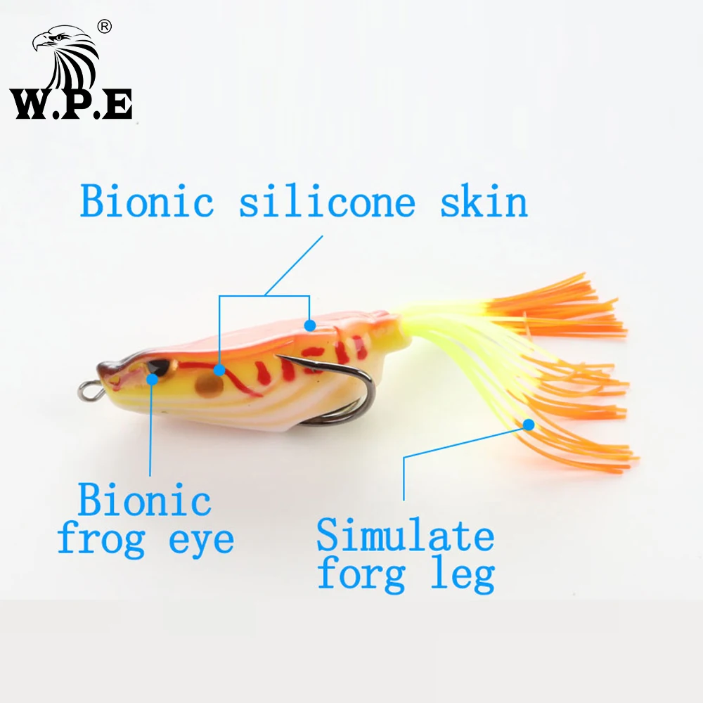Señuelo Crankbait W.P.E – Pececillo para pesca deportiva en agua salada y dulce - imagen 2