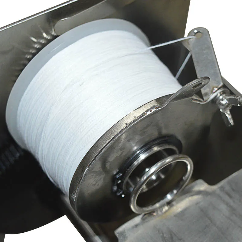 1pc Manual sausage tie line machine 32mm stainless steel sausage tie line machine sausage binding thread machine
