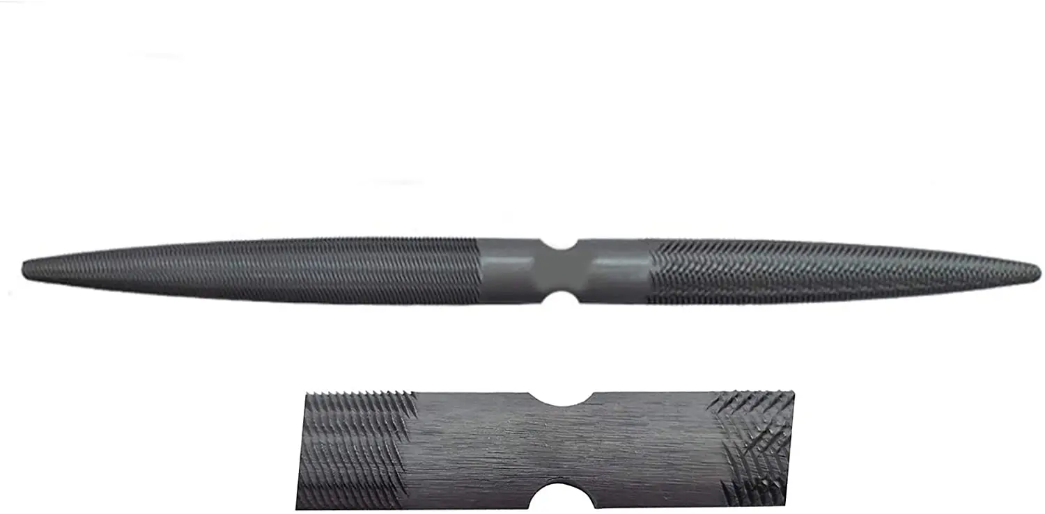 

8" Double Ended Half Round Pattern File Double Head Hand File for Carving Filing Wax Mould