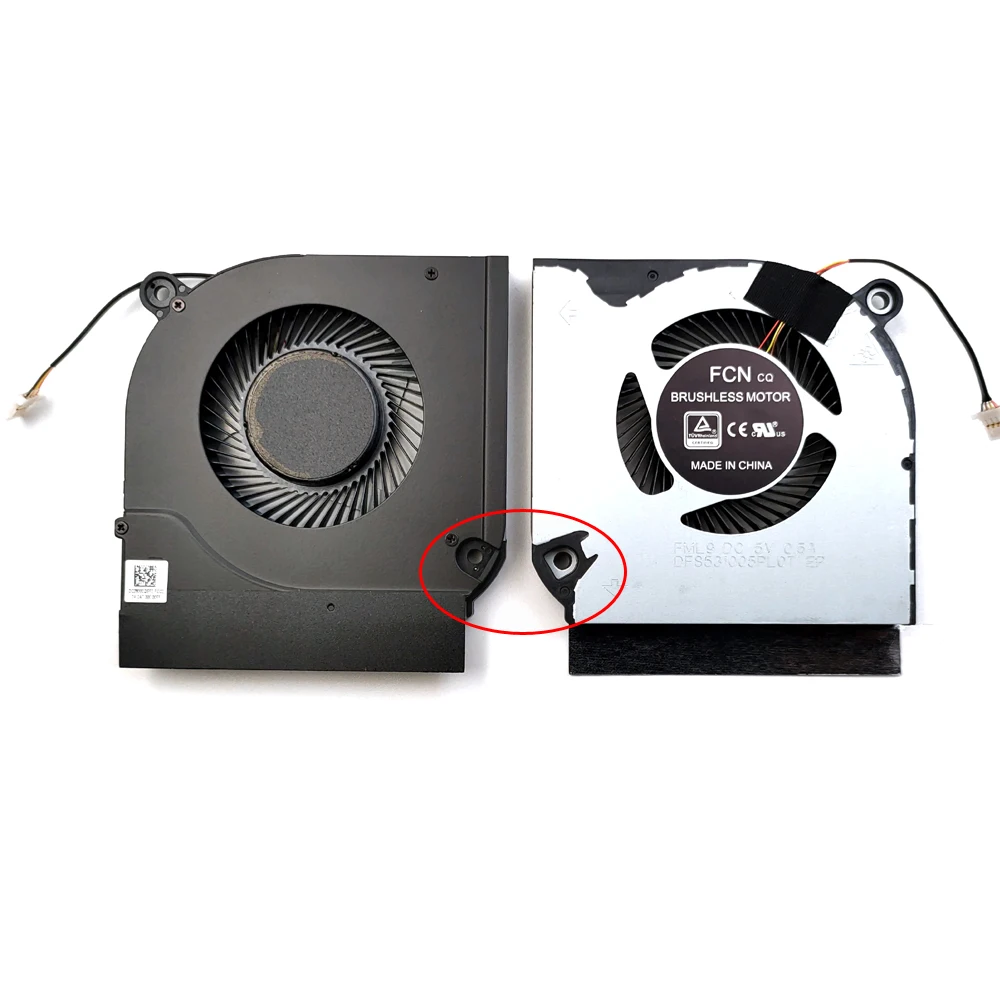 New For Acer Predator Helios 300 PH315-52 PH317-53 PH315-52-79LT PH317-53-71W3 PH317-53-795U Laptop GPU Fan DC28000QEF0