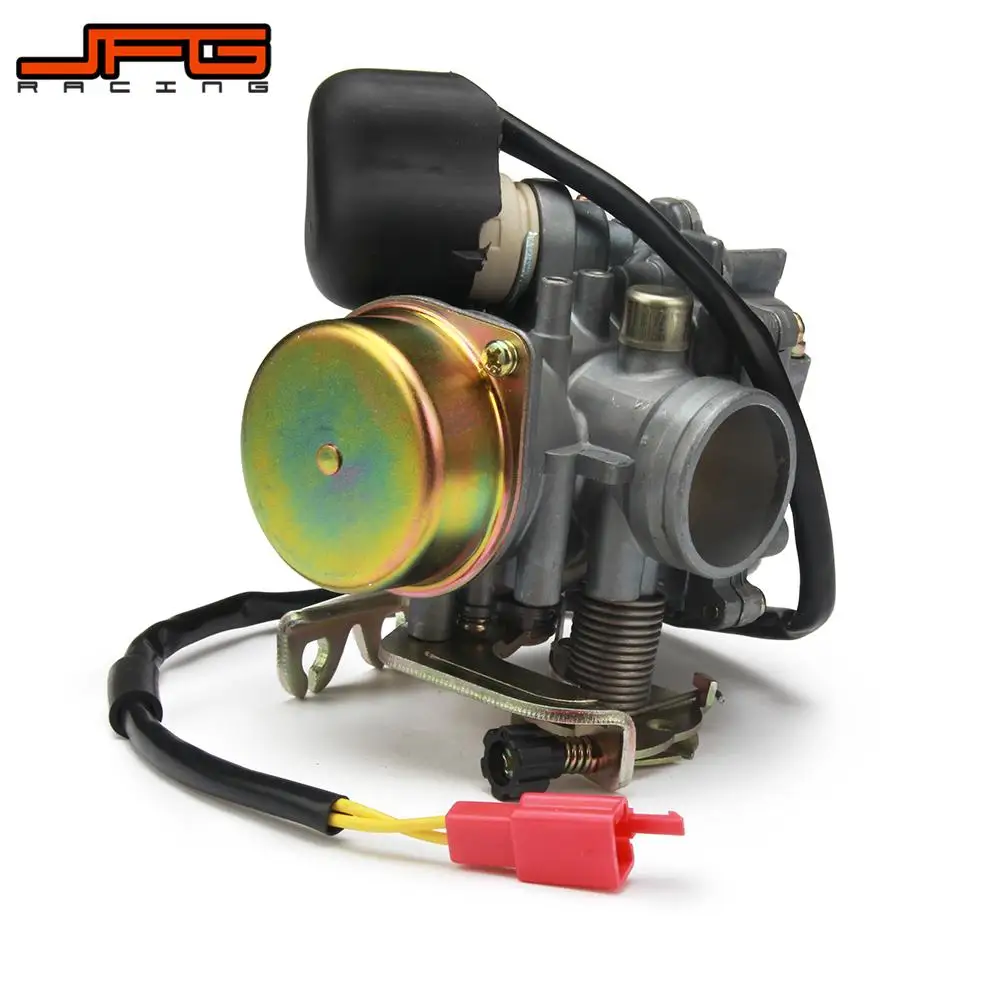 Motorcycle CVK30 CVK 30MM Carburetor Carb Replacement For Keihin Scooters ATV GY6 150-250CC TANK 260 Scooter Street Bike