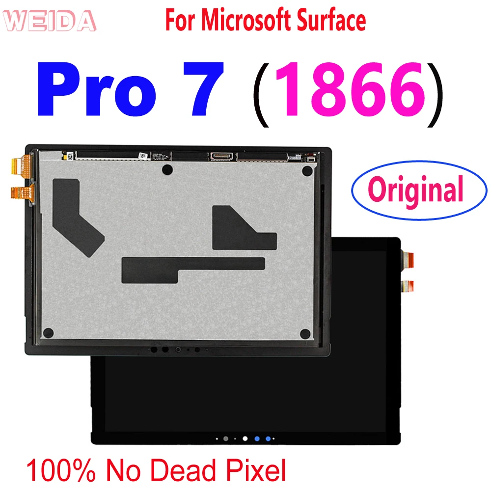 

Original Pro 7 LCD For Microsoft Surface Pro 7 1866 LCD Display Touch Screen Digitizer Assembly For Microsoft Surface Pro7 LCD