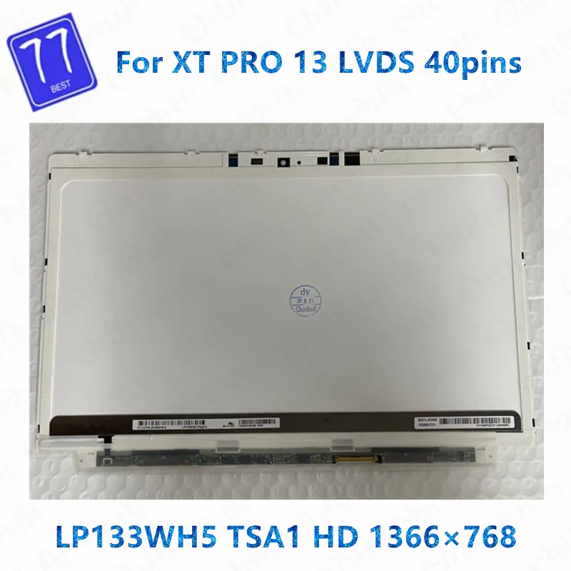 

13.3" Slim lcd screen FOR HP Spectre XT Pro 13 LCD Screen Display matrix 1366*768 LVDS 40pins LP133WH5 TSA1 LP133WH5-TSA1