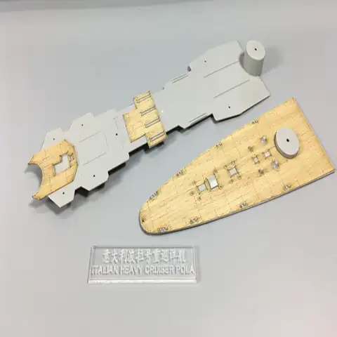 CY350005 HobbyBoss 86502 용 목재 데크 이탈리아 헤비 크루저 폴라 1941 모델