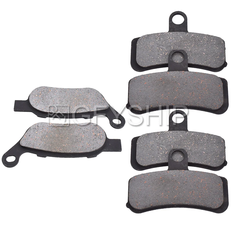 For HARLEY DAVIDSON DYNA FXDF Fat Bob Cast wheel 2008 2009 2010 2011 2012 2013-2017 Motorcycle Front Rear Brake Pads Brake Disks