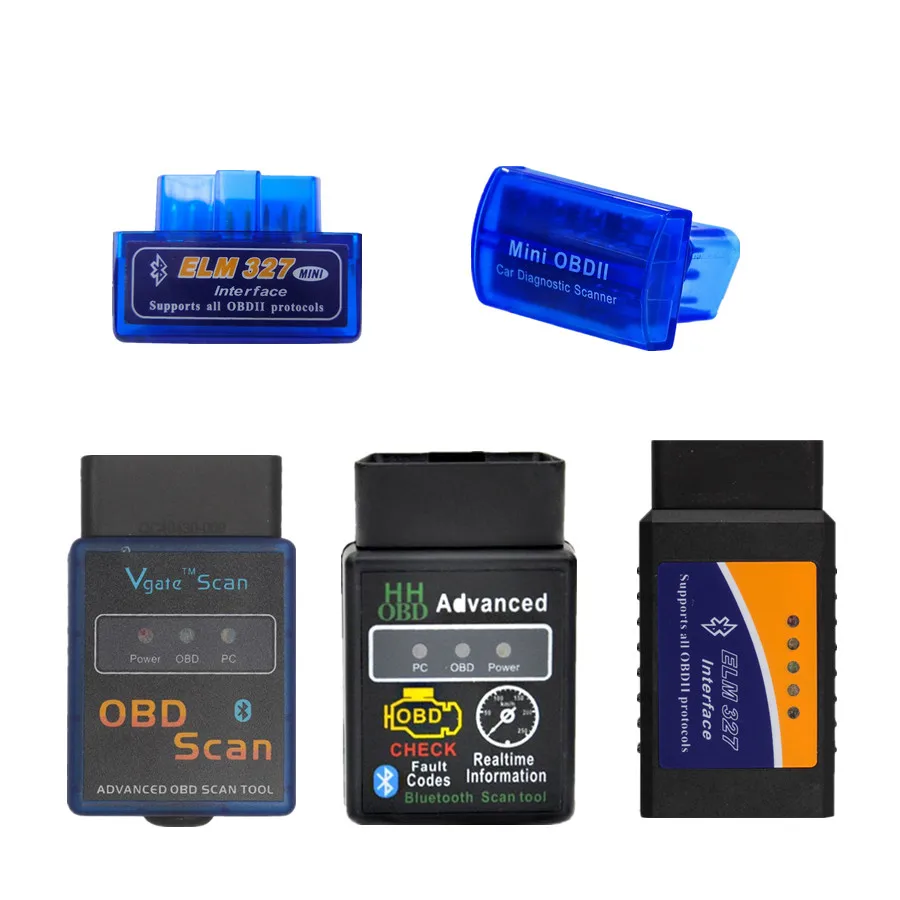 Super V2.1 Mini ELM327 Bluetooth OBD2 EOBD2 ELM 327 Code Reader HHOBD Mini OBDII Scan tool