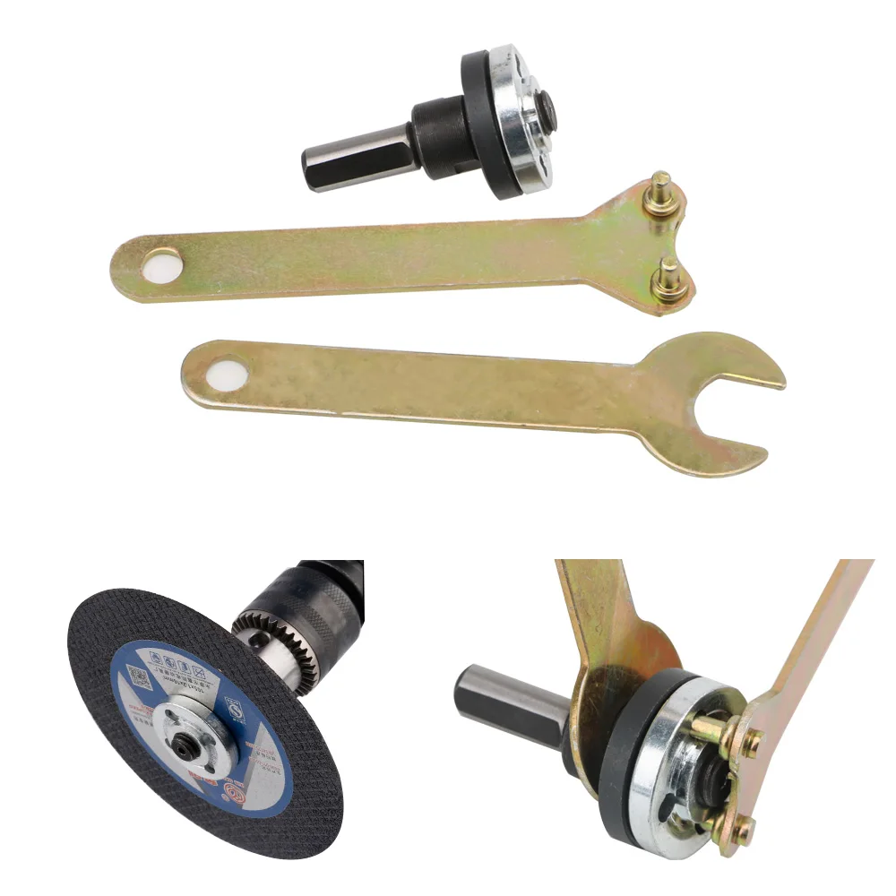 10mm szlifierka kątowa konwersja wiertarki elektrycznej do tarcza tnąca tarcza polerska metalowa uchwyt Adapter 1 zestaw