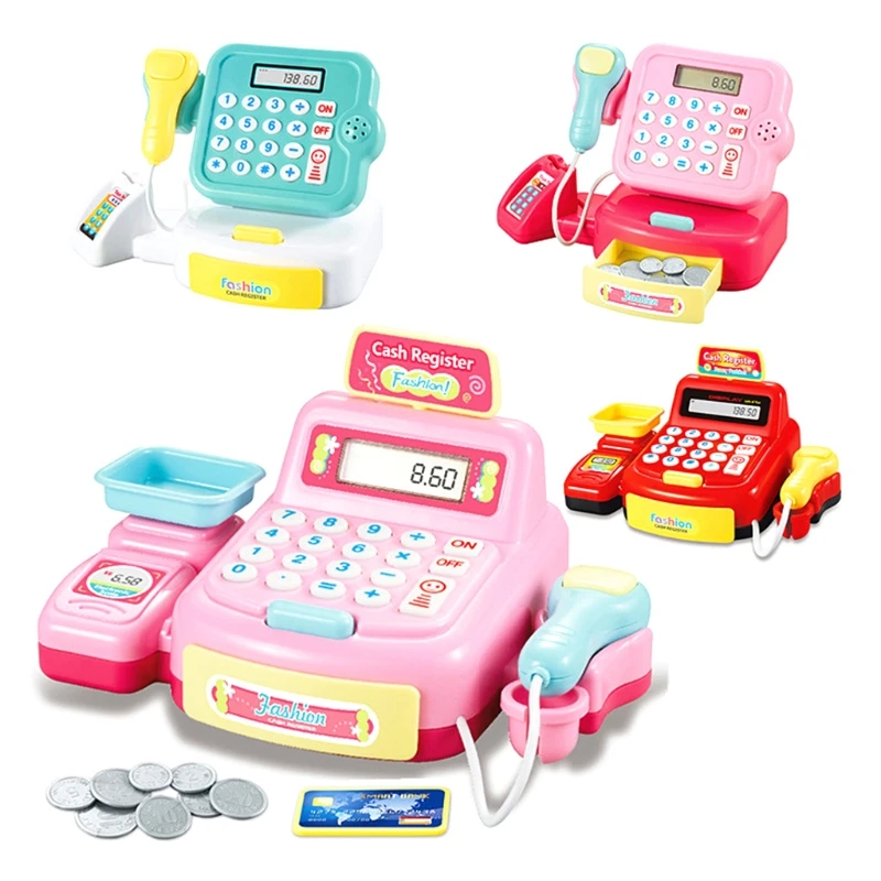 2024 New Cash Register Toys Table Game for Kids Over 4 Year Old Interactive Kids Montessori Game Play Toys Meaningful Table