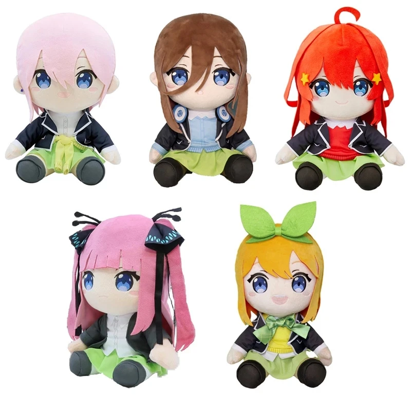 The Quintessential Quintuplets Nakano Nino Nakano Miku Anime Plush Soft Pillow Plush Doll Toys Gifts Cartoon Figures Plush Doll