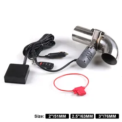2/2.5/3 inch Exhaust Valve Muffler Cutout Kit Electric Exhaust Cutout Pipe Valve Set Automobile Wireless Remote Control Valve