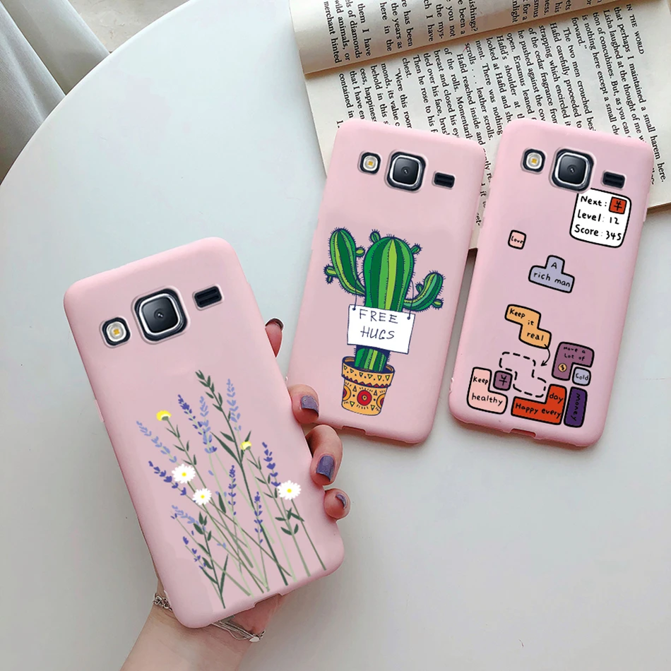 Silicon Cat Cactus Cartoon Phone Case For Samsung Galaxy Grand Prime G530 G530H G531F Plus G532F Cute Cases Soft Tpu Back Cover