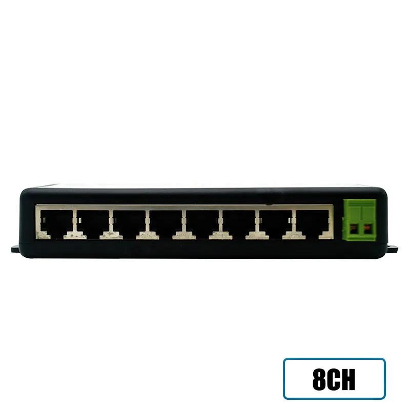 New Arrival 4Ports 8 Ports POE Injector POE Splitter for CCTV Network POE Camera Power Over Ethernet IEEE802.3af