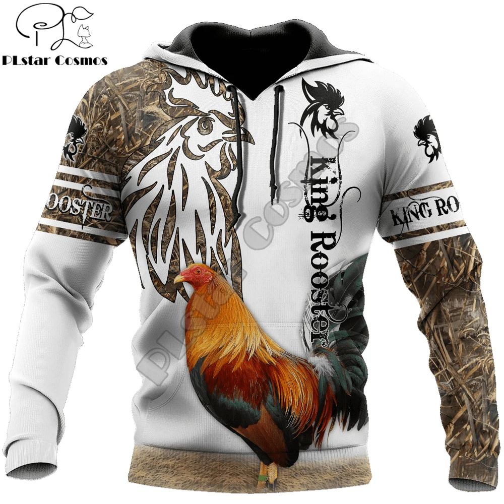 

Love Rooster Tattoo 3D All Over Printed Autumn Men Hoodies Unisex Casual Pullover Zip Hoodie Streetwear sudadera hombre DW0589