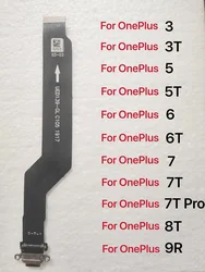 For OnePlus 3 3T 5 5T 6 6T 7 7T 8T 9 9R 8 Pro Type C USB Charging Port Dock Connector Flex Cable Replacement Assembly Parts