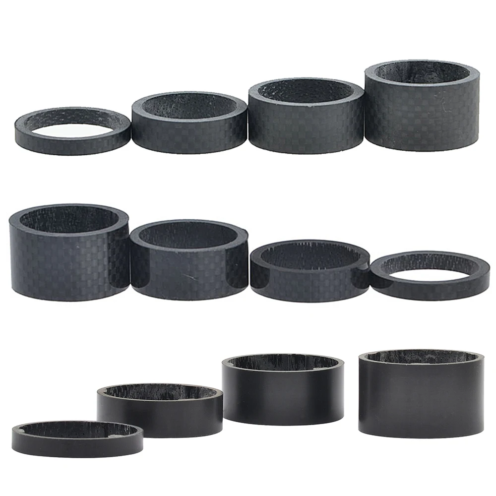 Wanyifa Carbon Fiber Bicycle Washer Stem Spacers to Fix The Bicycle MTB Accessories 5mm 10mm 15mm 20mm Glossy&Matte