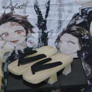 Slipper nữ trượt geta geta gỗ togs gueixa samurai anime cosplay giày nền Grosso sandal sandals người đàn ông dép x lai 10 doanh số bán chính của Nhật Bản Gueixa - № 3